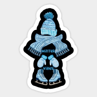 Winter Vibes Sticker